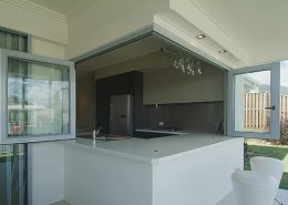 open bi-fold windows