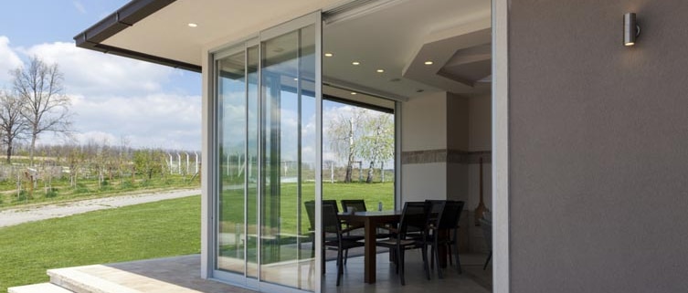 Terrace With Sliding Doors