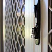 Security Screen In Sliding Door