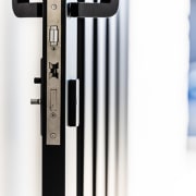 Signature Entry Doors lock Aqua