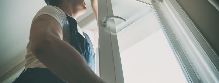 Man Installing High Quality Window